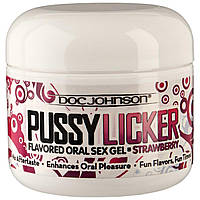 Полуничний оральний гель для кунилінгусу Doc Johnson Pussy Licker Strawberry