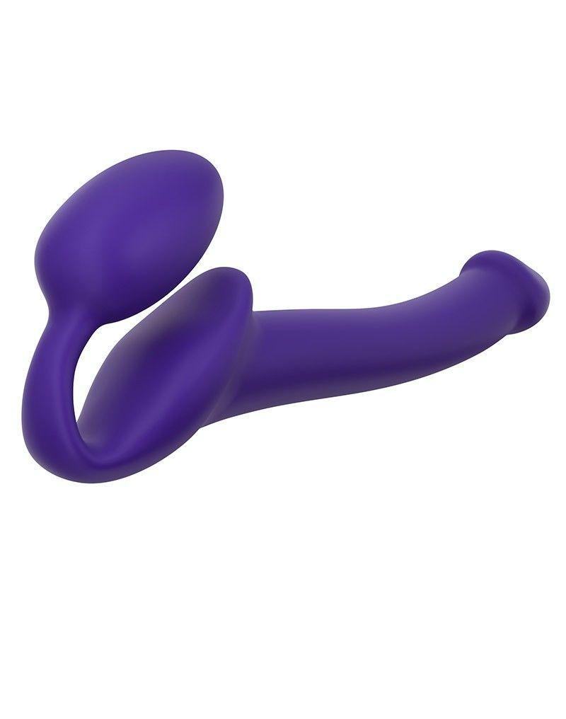 Силіконовий страпон без ременів  Strap-On-Me Violet S