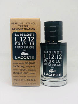 Тестер Eau De Lacoste Lacoste L. 12.12 Pour Lui French Panache 60мл (Лакост Пур Луї Френч Панаш)