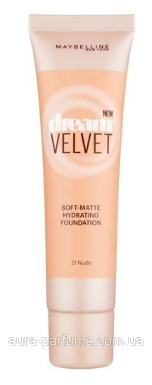 Зволожуючий матовий тональний крем Maybelline Dream Velvet Foundation