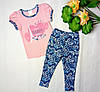Комплект на дівчинку футболка + лосини, фото 3