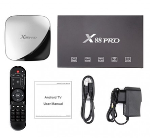 Android Box смарт-приставка X88 PRO 4/32 GB 4K Smart TV, фото 2