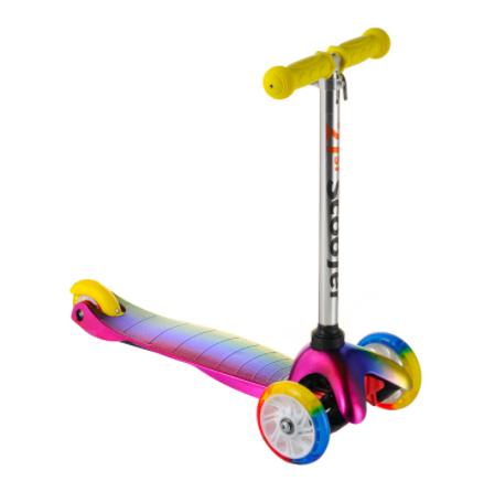 Дитячий самокат Scooter 0073D хамелеон від 1 року до 40 кг