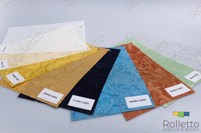 Тканинні вертикальні ролети "MARBLE", ціна за 0,5 м.кв, фото 1
