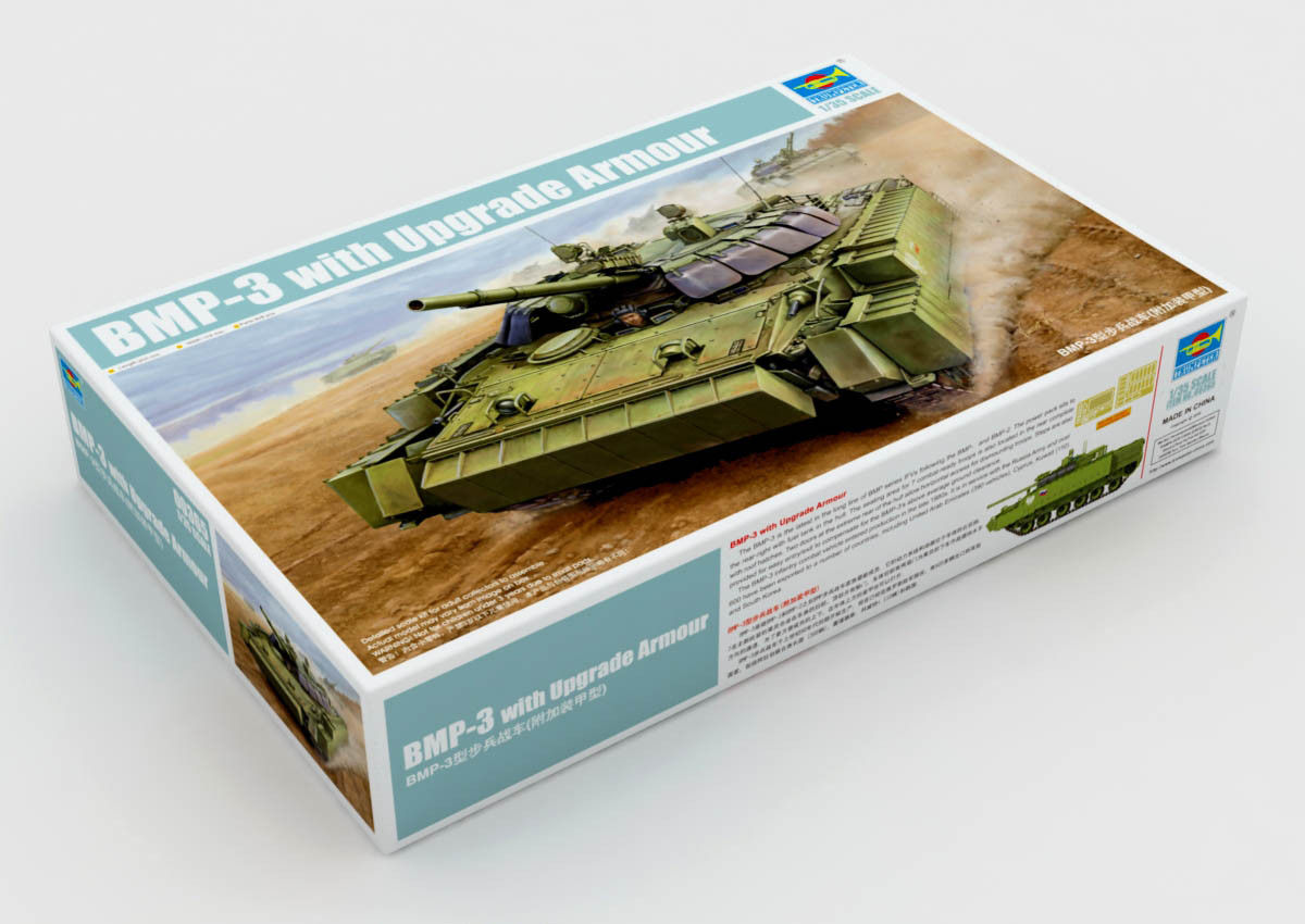 БМП-3 з наддувним активної бронею "ЕРА". Збірна модель в масштабі 1/35. TRUMPETER 00365