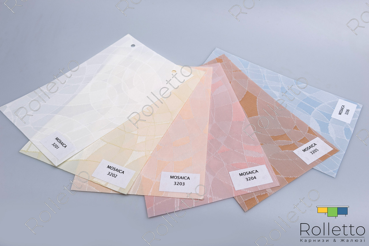 Тканинні вертикальні ролети "MOSAICA"