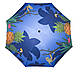 Зонт пляжний посилений | 1.8 м. Синій, ананаси - великий складаний парасолька на пляж, фото 2