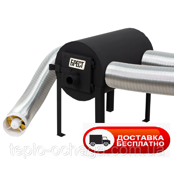 Піч Буржуйка Брест 203 горизонтальна Екожар