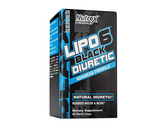Жіросжігателя Nutrex Lipo 6 Black Diuretic 80 black капс, фото 2