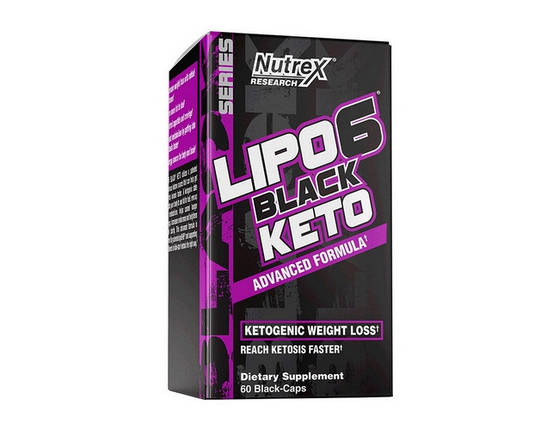 Жіросжігателя Nutrex Lipo 6 Black Keto advanced formula 60 капс blacк, фото 2