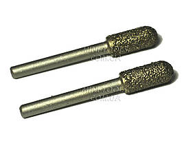 Борфреза спечений алмаз тип C - 2 шт. YDS Tools. Хвостовик 6 мм