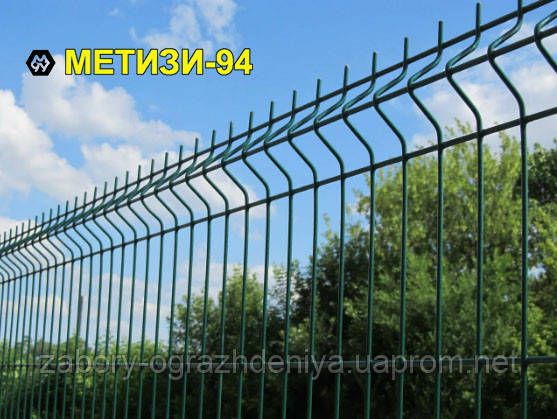 3д забор оцинкованный с полимерным покрытием - фото 6 - id-p258494310