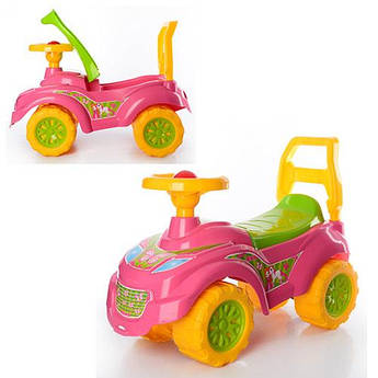 Дитяча каталка-толокар ТехноК 0793 автомобіль для дівчинки