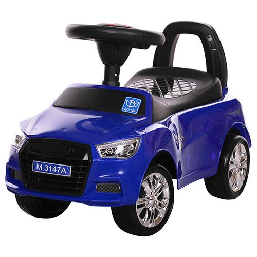 Дитяча каталка-толокар Bambi Audi M 3147A-4 синій автомобіль