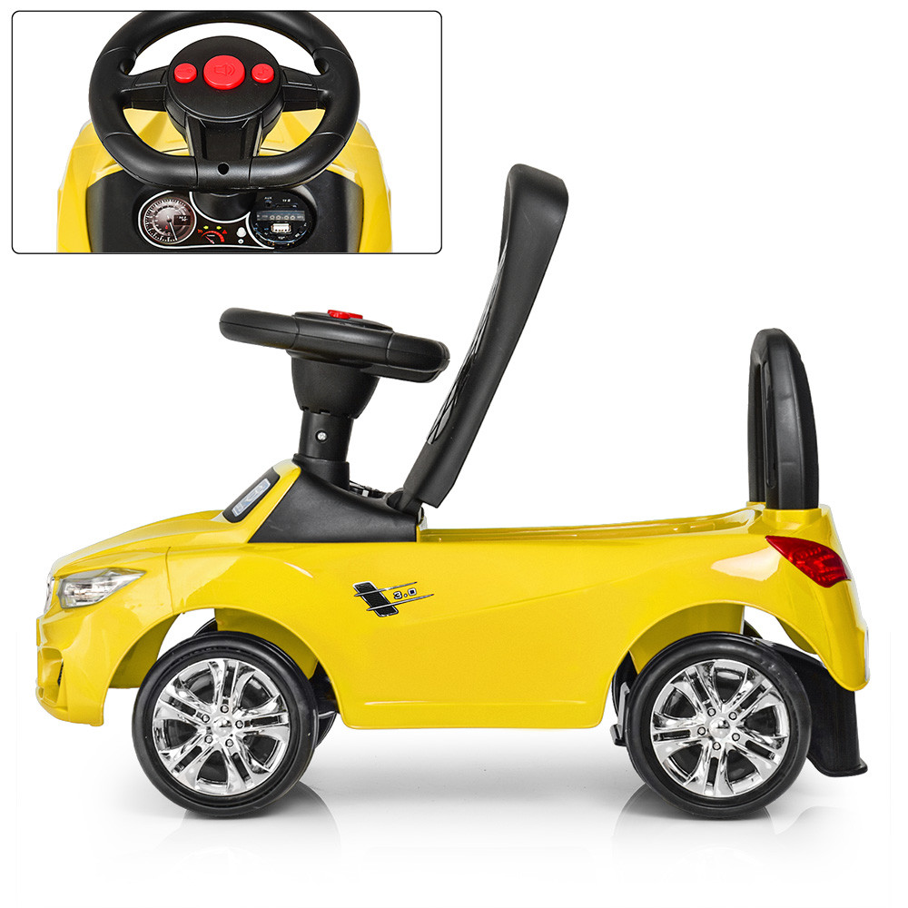 Музичний толокар із магнітолою машинка Bambi M 3147B (MP3) — 6