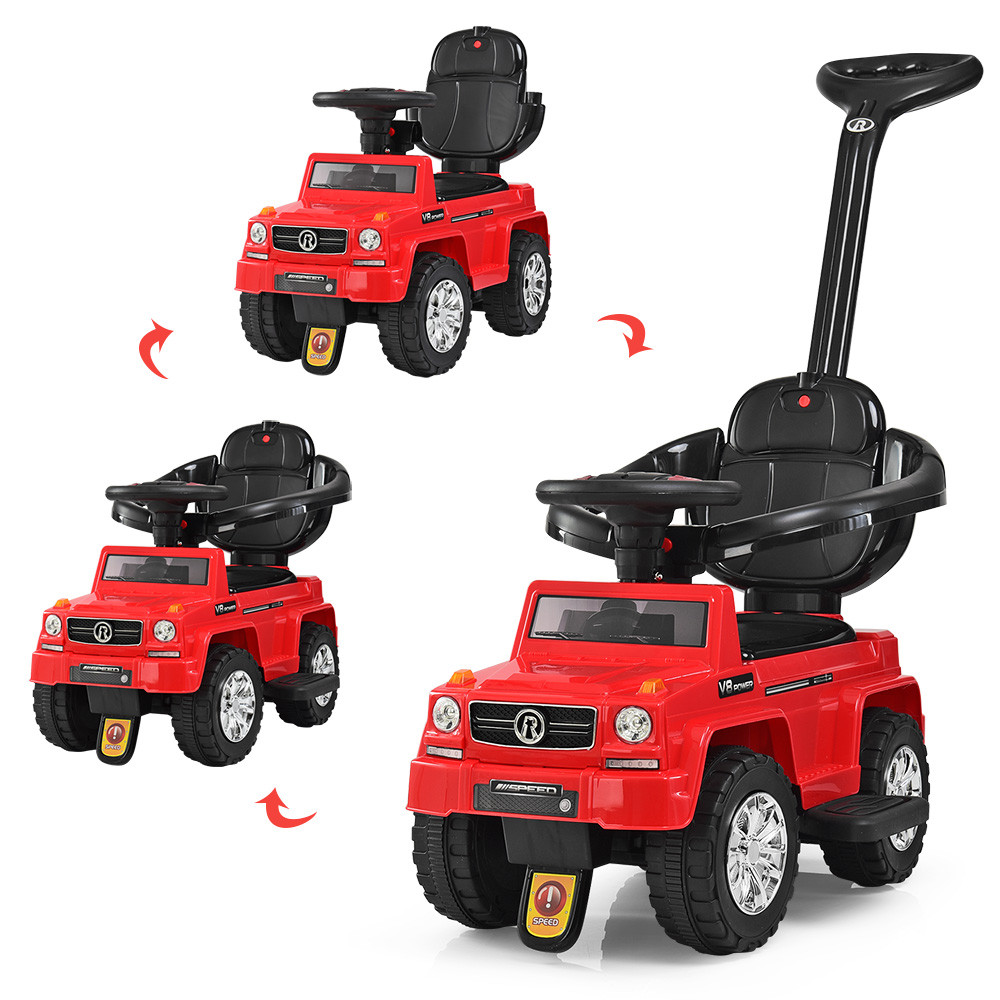 Дитяча машинка з батьківською ручкою Bambi Mercedes-Benz Geländewagen 7666-3