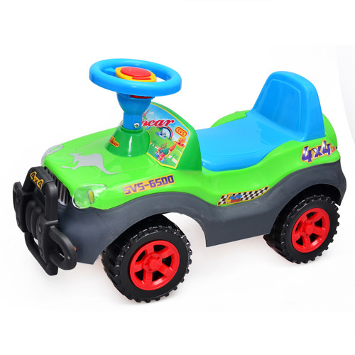 Дитяча машина Каталка Kinderway 11-002 Сафарі салатова звукові ефекти