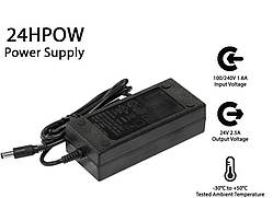 Блок живлення Mikrotik 24HPOW (24 V, 2.5 A, живлення для будь-яких RouterBOARD моделей)