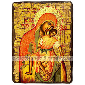 Киккская Ікона Пресвятої Богородиці ,ікона на дереві 130х170 мм