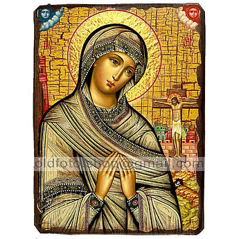 Охтирська Ікона Пресвятої Богородиці ,ікона на дереві 130х170 мм