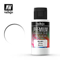 Краска белая 60 мл. VALLEJO PREMIUM COLLOR 62001