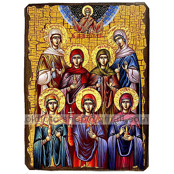 Ікона Дружини-мироносиці ,ікона на дереві 130х170 мм