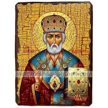 Ікона Микола Чудотворець ,ікона на дереві 130х170 мм