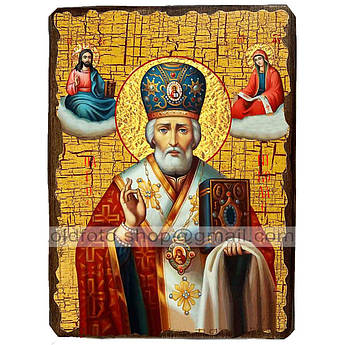 Ікона Микола Чудотворець ,ікона на дереві 130х170 мм