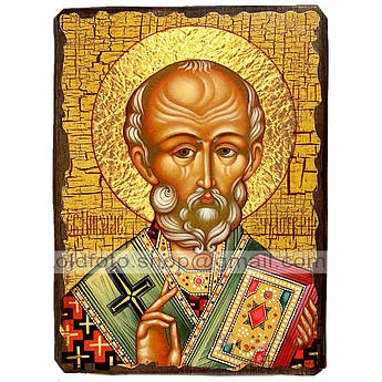 Ікона Микола Чудотворець ,ікона на дереві 130х170 мм