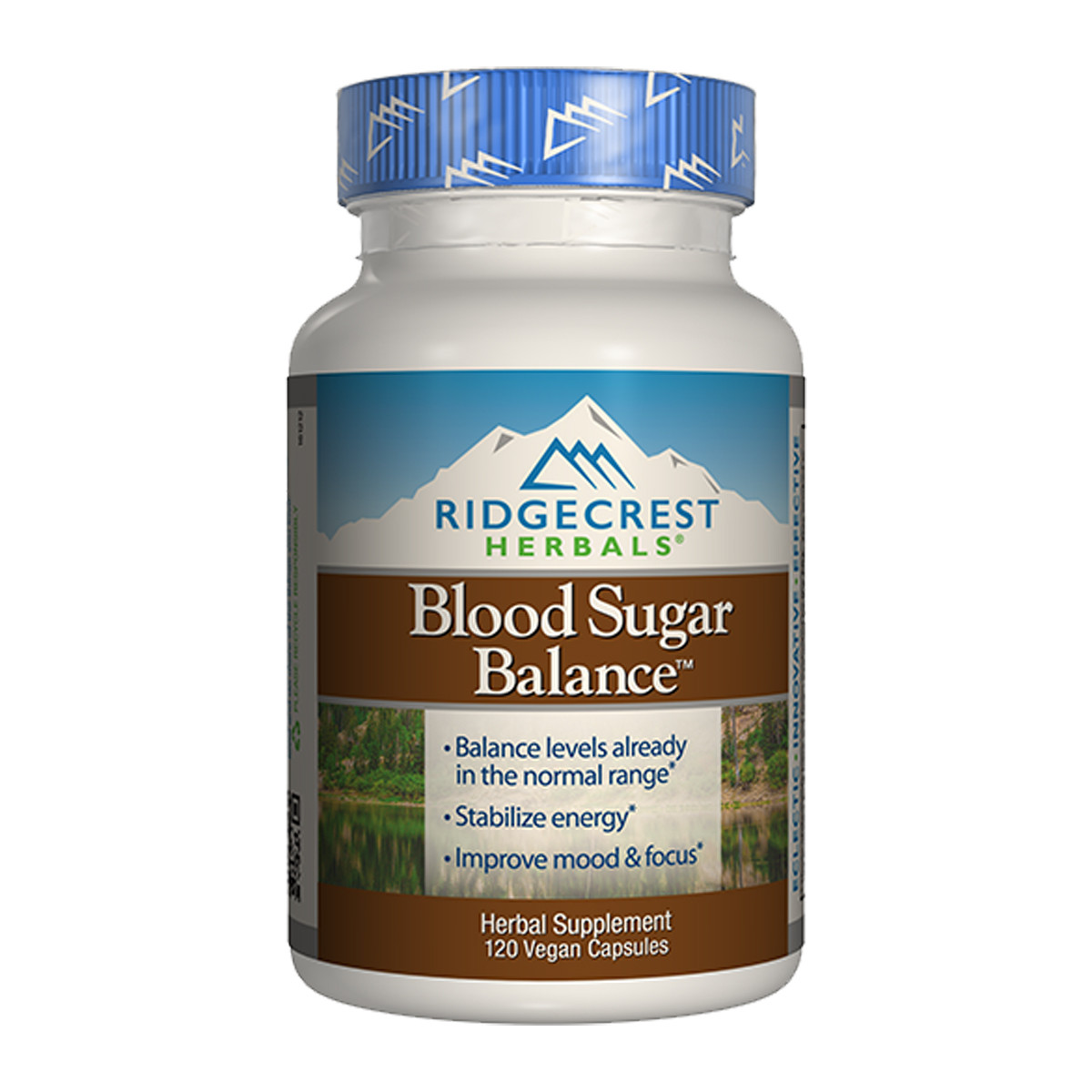 Комплекс для Нормалізації Цукру в Крові Blood Sugar Balance, RidgeCrest Herbals, 120 гельових капсул