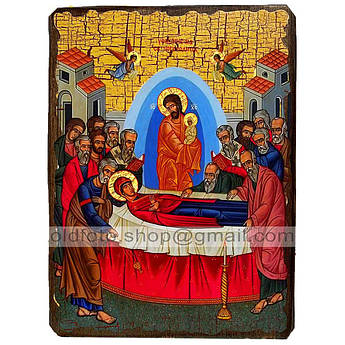 Ікона Успіння Пресвятої Богородиці ,ікона на дереві 130х170 мм