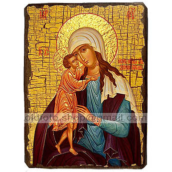 Стягнення Загиблих Ікона Пресвятої Богородиці ,ікона на дереві 130х170 мм