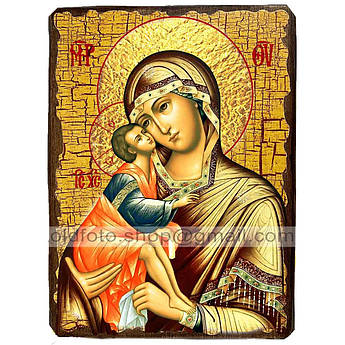 Донська Ікона Пресвятої Богородиці ,ікона на дереві 130х170 мм