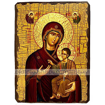 Іверська Ікона Пресвятої Богородиці ,ікона на дереві 130х170 мм