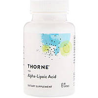 Альфа-Ліпоєва кислота, Alpha-Lipoic-Acid, Thorne, 60 капсул