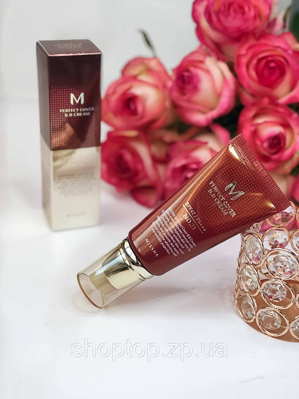 ВВ-крем Missha M Perfect Cover BB Cream SPF42/PA+++ Light Beige (20ml), оригінал