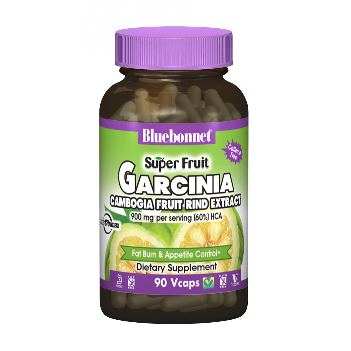 Екстракт Фрукта Гарцинія Камбоджійська, Super Fruit, Bluebonnet Nutrition, 90 гельових капсул