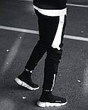 Спортивний чоловічий костюм молодіжна весна худі штани бавовна чорний Київ, фото 5
