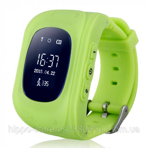 Детские смарт-часы Smart Baby Watch Q50 Green с GPS трекером ЗеленыйНет в наличии