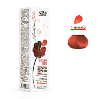 Красный - TITIAN RED Bleach & Color Обесцвечивающий крем с пигментом, 80 мл - SHOT