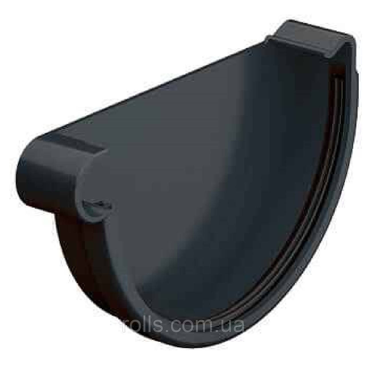Заглушка левая Galeco PVC 150/100 заглушка ліва ринви водостічної RE150-_-ZL----G