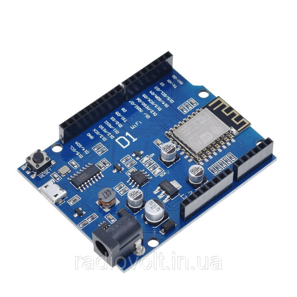 WiFi модуль ESP8266-12E WeMos D1 в формфакторе Arduino UNO