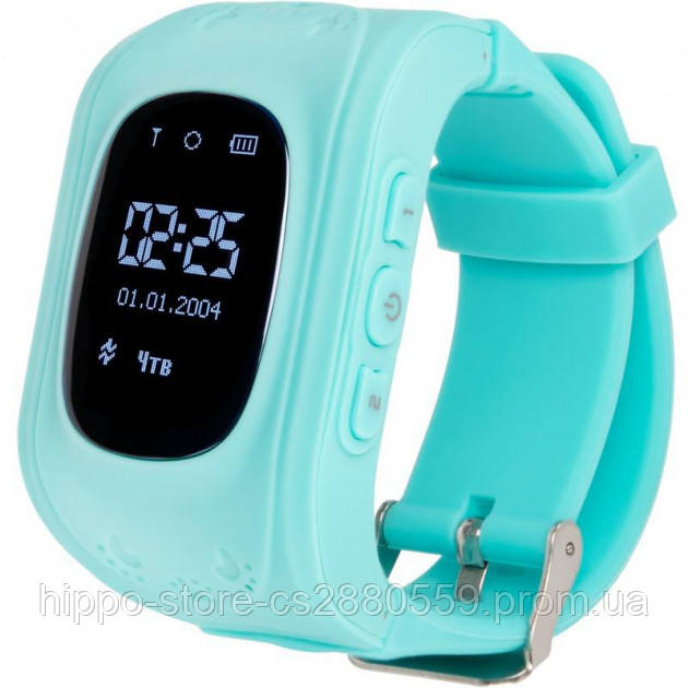 Детские смарт-часы Smart Baby Watch Q50 Green с GPS трекером ГолубойНет в наличии