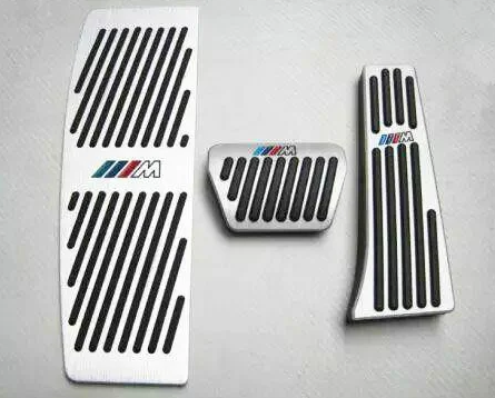 Накладки на педалі BMW 1, 2, 3 і 4-ї серії АКПП (алюміній, без свердління), фото 1