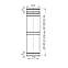 Труба-подовжувач двостінна з неіржавкої сталі (0,5-1м, 0.6 мм) в оцинкованому кожусі, фото 2