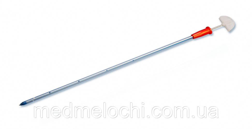 Дренаж торакальний Fr24 на металевому стилеті-троакарі