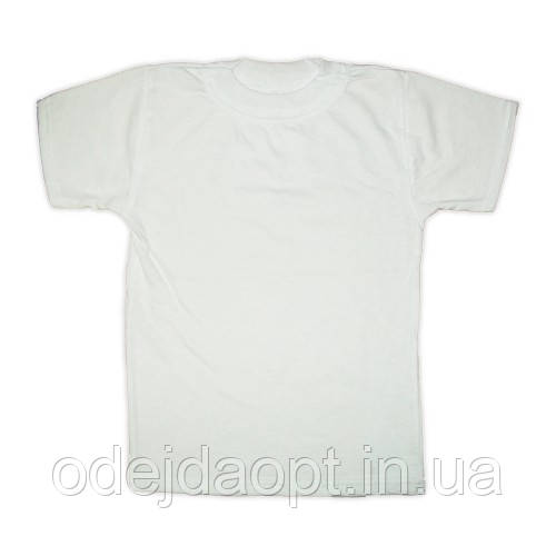 Детская белая футболка оптом и в розницу - фото 1 - id-p510008862