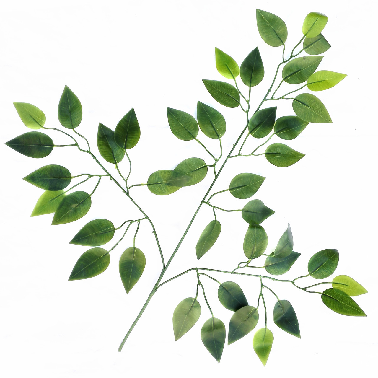 Штучна Гілка фікуса. 60 см ( 12 шт в уп), фото 1