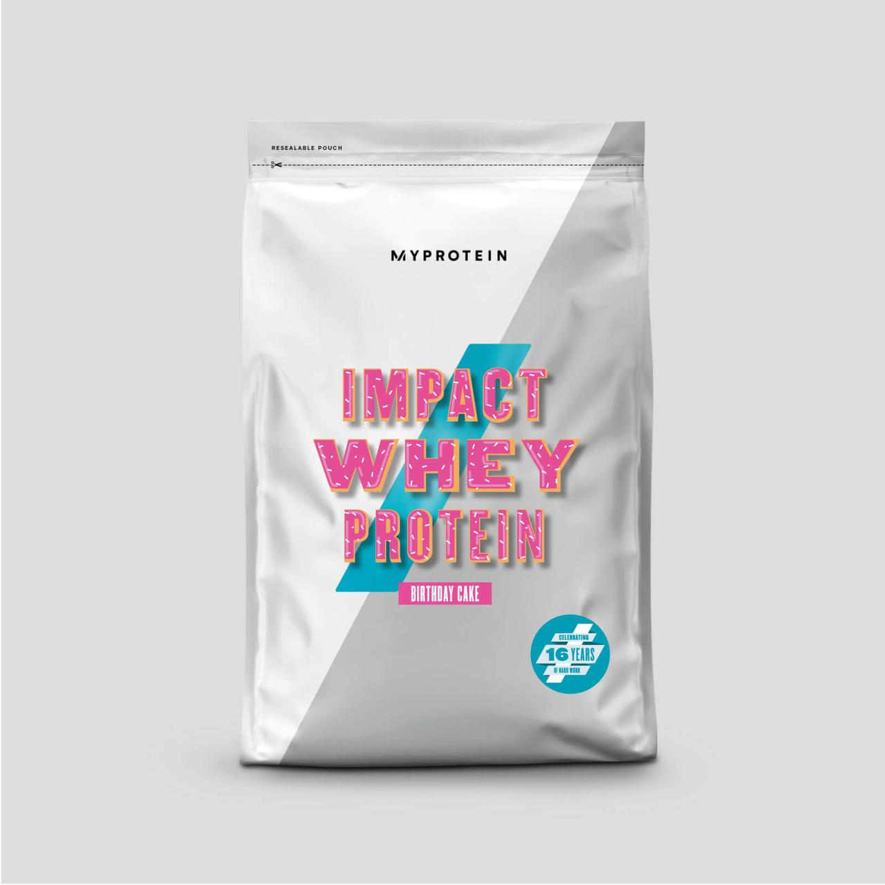 Сироватковий протеїн MyProtein Impact Whey Protein LIMITED EDITION 250 г Birthday Cake