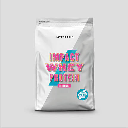 Сироватковий протеїн MyProtein Impact Whey Protein LIMITED EDITION 250 г Birthday Cake, фото 1